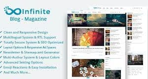 Infinite - Blog & Magazine Script